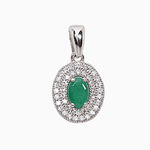 серебряные кулоны с драгоценными камнямис  57200088